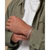 imageLucky Brand 22quot Figaro Chain and Bracelet Set for Men Stainless Steel Mens Jewelry Set Necklace and Bracelet Set