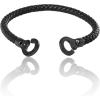 imageLucky Brand Brown Cord Interlock Bracelet for Men 85 BlackPlated Brass Corded Bracelet Male Jewelry