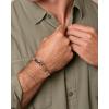 imageLucky Brand Carabiner Cord Stainless Steel Bracelet for Men Braided Bracelet Mens Jewelry