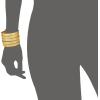 imageLucky Brand Gold Plated Single Open Bangle