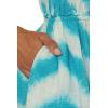 imageLucky Brand Ibiza Tie Dye Dress Casual Beach Cover Ups for WomenOcean