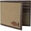 imageLucky Brand Mens Bifold Wallet  ID Window  Card Slots  Genuine Leather  Organization  Durable  StylishCanvasLeather  Khaki