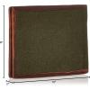 imageLucky Brand Mens Bifold Wallet  ID Window  Card Slots  Genuine Leather  Organization  Durable  StylishCanvasLeather  Olive