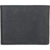 imageLucky Brand Mens Bifold Wallet  ID Window  Card Slots  Genuine Leather  Organization  Durable  StylishFlag Embossed Leather  Black