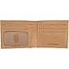 imageLucky Brand Mens Bifold Wallet  ID Window  Card Slots  Genuine Leather  Organization  Durable  StylishFlag Embossed Leather  Tan