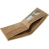 imageLucky Brand Mens Bifold Wallet  ID Window  Card Slots  Genuine Leather  Organization  Durable  StylishFlag Embossed Leather  Tan