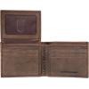 imageLucky Brand Mens Bifold Wallet  ID Window  Card Slots  Genuine Leather  Organization  Durable  StylishGrooved Leather  Brown