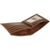 imageLucky Brand Mens Bifold Wallet  ID Window  Card Slots  Genuine Leather  Organization  Durable  StylishPlaid Embossed Leather  Brown