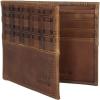 imageLucky Brand Mens Bifold Wallet  ID Window  Card Slots  Genuine Leather  Organization  Durable  StylishPlaid Embossed Leather  Brown