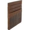 imageLucky Brand Mens Slim Wallet Case  Id Window  Card Slot  Minimalist Design  Lightweight  LeatherPlaid Embossed Leather  Brown