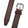 imageLucky Brand Mens Stitched Leather Belt  Classic  Casual  Dress  Everyday  Western  Genuine Leather  Metal BuckleAntiqued Leather  Brown