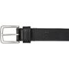 imageLucky Brand Mens Stitched Leather Belt  Classic  Casual  Dress  Everyday  Western  Genuine Leather  Metal BuckleDouble Stitch  Black