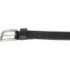 imageLucky Brand Mens Stitched Leather Belt  Classic  Casual  Dress  Everyday  Western  Genuine Leather  Metal BuckleDouble Stitch  Black