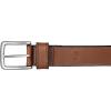 imageLucky Brand Mens Stitched Leather Belt  Classic  Casual  Dress  Everyday  Western  Genuine Leather  Metal BuckleDouble Stitch  Tan