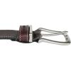 imageLucky Brand Mens Stitched Leather Belt  Classic  Casual  Dress  Everyday  Western  Genuine Leather  Metal BuckleLeather Keeper  Brown