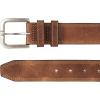 imageLucky Brand Mens Stitched Leather Belt  Classic  Casual  Dress  Everyday  Western  Genuine Leather  Metal BuckleTriple Needle Stitch  Tan
