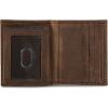 imageLucky Brand Mens Trifold Wallet  ID Window  Card Slots Organization  Durable  Stylish DBL Stitched LeatherBrown LFold