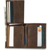 imageLucky Brand Mens Trifold Wallet  ID Window  Card Slots Organization  Durable  Stylish DBL Stitched LeatherBrown LFold