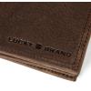 imageLucky Brand Mens Trifold Wallet  ID Window  Card Slots Organization  Durable  Stylish DBL Stitched LeatherBrown LFold