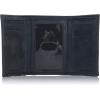 imageLucky Brand Mens Trifold Wallet  Id Window  Card Slots  Leather  Organization  Durable  StylishFlag Embossed Leather  Black
