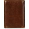 imageLucky Brand Mens Trifold Wallet Id Window Card Slots Organization Durable Stylish Grain LeatherBrown TriFold