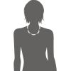 imageLucky Brand Silver Plated Crescent Shaped Pendant Necklace