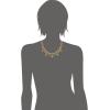 imageLucky Brand Stylish Necklace2 Layer Trendy Metal Dangle And Beaded Necklace