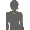imageLucky Brand Stylish NecklaceFan Shaped Statement Necklace