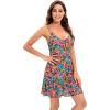 imageLucky Brand Vibrant Dress Casual Beach Cover Ups for WomenMulticolor