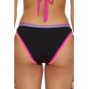 imageLucky Brand Womens Avila Hipster Bikini Bottom Cheeky Coverage Swimwear SeparatesBlack