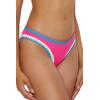 imageLucky Brand Womens Avila Hipster Bikini Bottom Cheeky Coverage Swimwear SeparatesCandy Pink