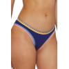 imageLucky Brand Womens Avila Hipster Bikini Bottom Cheeky Coverage Swimwear SeparatesNavy