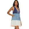 imageLucky Brand Womens Lagos Tiered Dress Casual Beach Cover UpsNavy