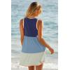 imageLucky Brand Womens Lagos Tiered Dress Casual Beach Cover UpsNavy
