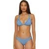 imageLucky Brand Womens Malaga Crochet Tab Side Bikini Bottom Cheeky Coverage Swimwear SeparatesWisteria