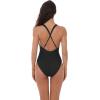 imageLucky Brand Womens Marbella Maillot One Piece Swimsuit Plunge Neck Bathing SuitsBlack