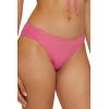 imageLucky Brand Womens Sea of Love Shirred Hipster Bikini Bottom Cheeky Coverage Swimwear SeparatesPinkie
