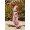 imageLucky Brand Womens Seville Crop Jumpsuit Crochet Trim Casual Beach Cover UpsMulticolor