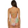 imageLucky Brand Womens Seville Maillot One Piece Swimsuit Adjustable Bathing SuitsMulticolor