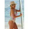 imageLucky Brand Womens Seville Maillot One Piece Swimsuit Adjustable Bathing SuitsMulticolor