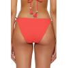 imageLucky Brand Womens Valencia Tie Side Bikini Bottom Cheeky Coverage Swimwear SeparatesCoral