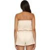 imageLucky Brand womens Malaga Bandeau Romper Crochet Trim Casual Beach Cover Ups for WomenNatural