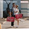 imageLucky Travel Duffel Bags 85L Gym Bag Travel Bag ampamp Large Duffle Bag for Men Foldable Overnight Weekender Bags for Women ampamp Men with Adjustable Shoulder Strap BlackWinery