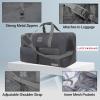 imageLucky Travel Duffel Bags 85L Gym Bag Travel Bag ampamp Large Duffle Bag for Men Foldable Overnight Weekender Bags for Women ampamp Men with Adjustable Shoulder Strap BlackCharcoal