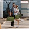 imageLucky Travel Duffel Bags 85L Gym Bag Travel Bag ampamp Large Duffle Bag for Men Foldable Overnight Weekender Bags for Women ampamp Men with Adjustable Shoulder Strap BlackLoden Green