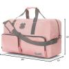 imageLucky Travel Duffel Bags 85L Gym Bag Travel Bag ampamp Large Duffle Bag for Men Foldable Overnight Weekender Bags for Women ampamp Men with Adjustable Shoulder Strap BlackBridal Rose