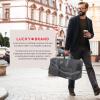 imageLucky Travel Duffel Bags 85L Gym Bag Travel Bag ampamp Large Duffle Bag for Men Foldable Overnight Weekender Bags for Women ampamp Men with Adjustable Shoulder Strap BlackCharcoal