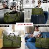 imageLucky Travel Duffel Bags 85L Gym Bag Travel Bag ampamp Large Duffle Bag for Men Foldable Overnight Weekender Bags for Women ampamp Men with Adjustable Shoulder Strap BlackLoden Green