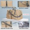 imageLucky Travel Duffel Bags 85L Gym Bag Travel Bag ampamp Large Duffle Bag for Men Foldable Overnight Weekender Bags for Women ampamp Men with Adjustable Shoulder Strap BlackTan