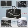 imageLucky Travel Duffel Bags 85L Gym Bag Travel Bag ampamp Large Duffle Bag for Men Foldable Overnight Weekender Bags for Women ampamp Men with Adjustable Shoulder Strap BlackBlack